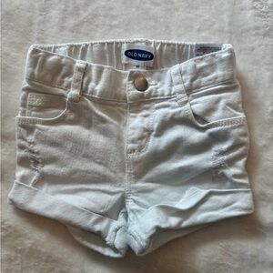 Old Navy Bright White Denim Shorts